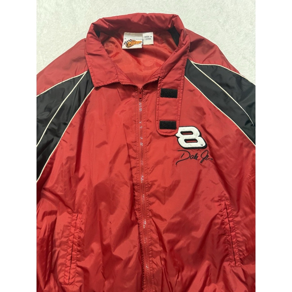 Vintage Dale Earnhardt Jr Racing Jacket Nylon Winners Circle Men's XL Dale Jr #8